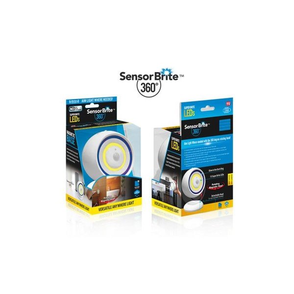 Trisales Marketing Sensor Brite 360 Motion Activated LED Light TR571763